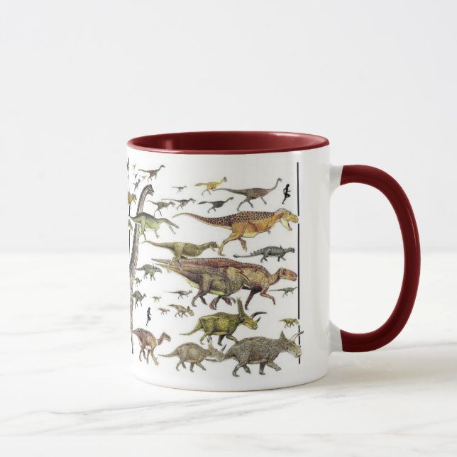 Dinosaur Pageant Mug Paleoart by Gregory Paul (Right)