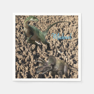 Dinosaur Paper Napkins Michael
