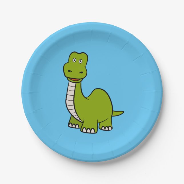 Dinosaur Paper Plate (Front)