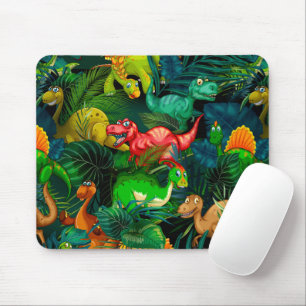 Dinosaur Park Mouse Pad