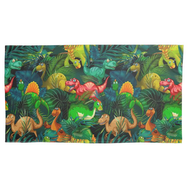 Dinosaur Park Pillowcase (Front)