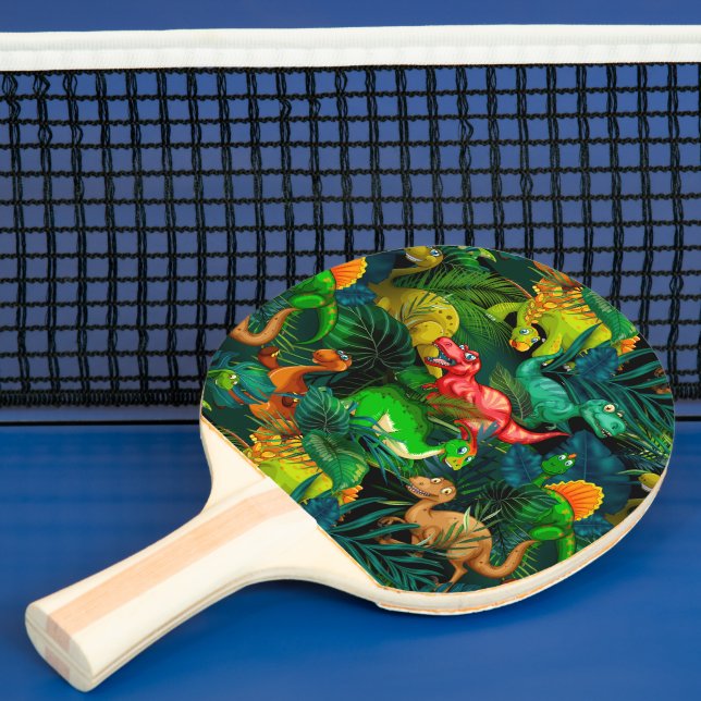 Dinosaur Park Ping Pong Paddle (Insitu)