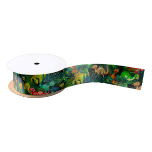 Dinosaur Park Satin Ribbon