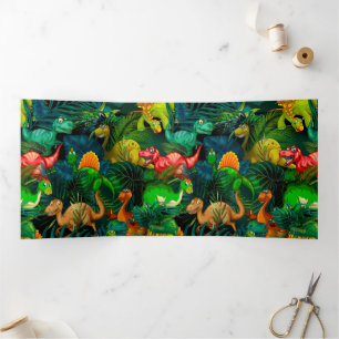 Dinosaur Park Tri-Fold Card