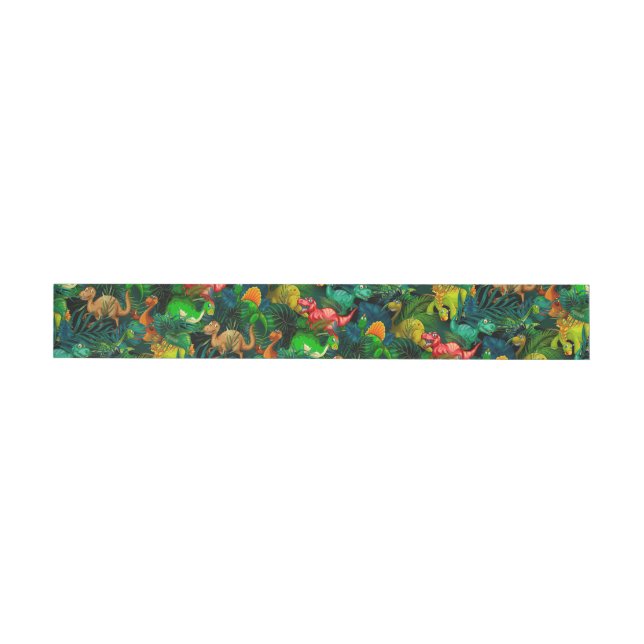 Dinosaur Park Wrap Around Label (Individual)