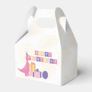 Dinosaur Party Favor Box