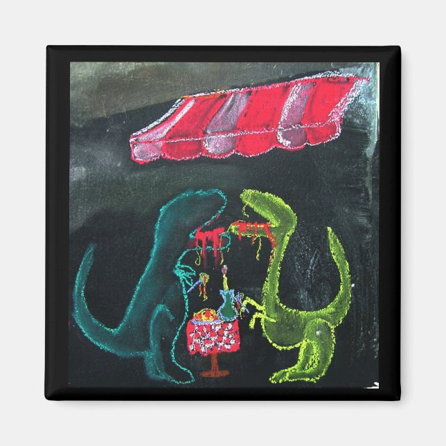 Dinosaur Pasta Magnet (Front)