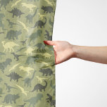 Dinosaur Pattern, Dinosaur Silhouette, Green Dino Scarf<br><div class="desc">Cute,  fun and adorable pattern with dinosaur silhouettes in yellow and green colour. Modern and trendy gift,  perfect for the dinosaur lover in your life.</div>