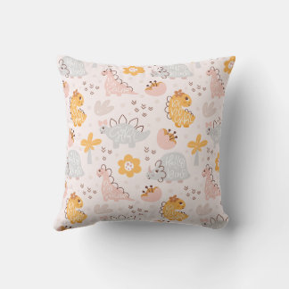 dinosaur pattern that will capture every child's throw pillow