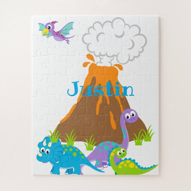Dinosaur, Personalize Poster Jigsaw Puzzle (Vertical)