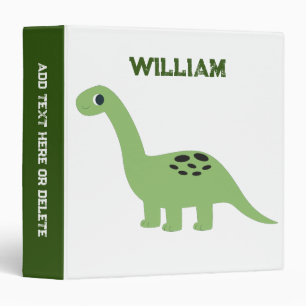 Dinosaur Personalized Binder