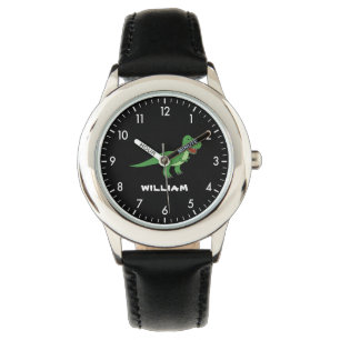 Dinosaur Personalized Custom Name Back To School Watch