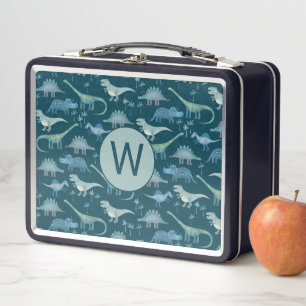 Dinosaur Personalized Metal Lunch Box
