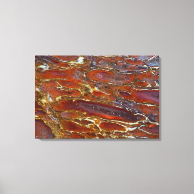 Dinosaur Petrified Bone Canvas Print (Front)