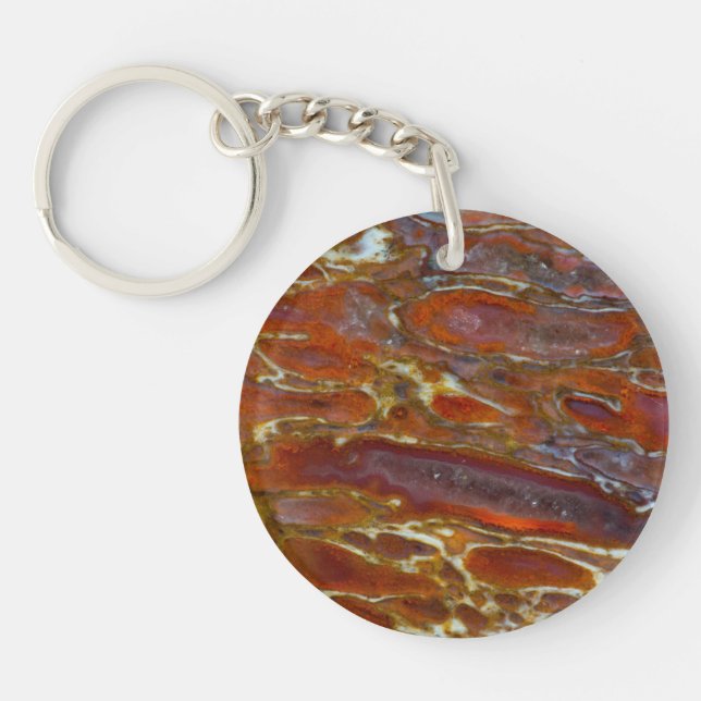 Dinosaur Petrified Bone Keychain (Front)