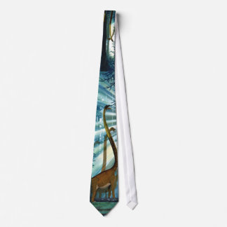 Dinosaur Pictorial Tie Omeisaurus Gregory Paul