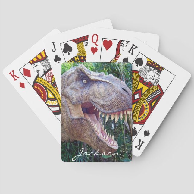 Dinosaur Playing Card Deck (Back)