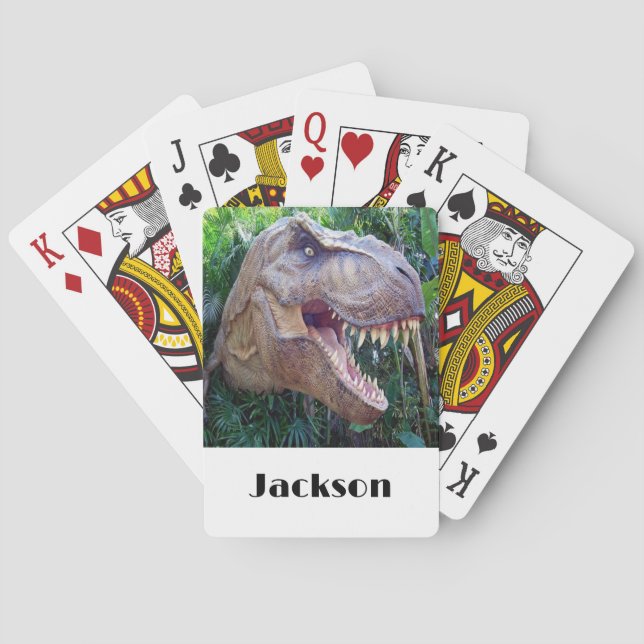 Dinosaur Playing Card Deck (Back)