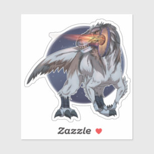 Dinosaur Playing Tennis