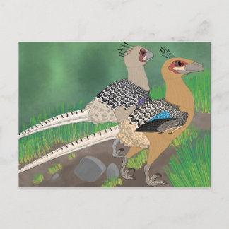 Dinosaur postcard - Acheroraptor