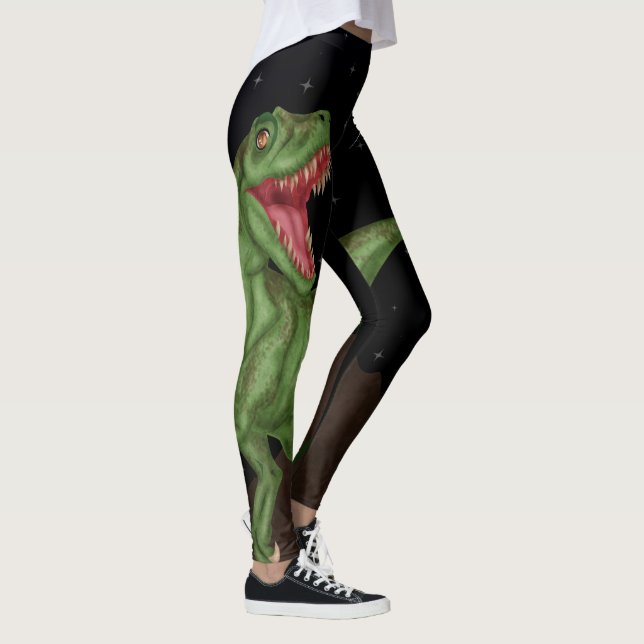 Dinosaur - Prehistoric Night Leggings (Right)