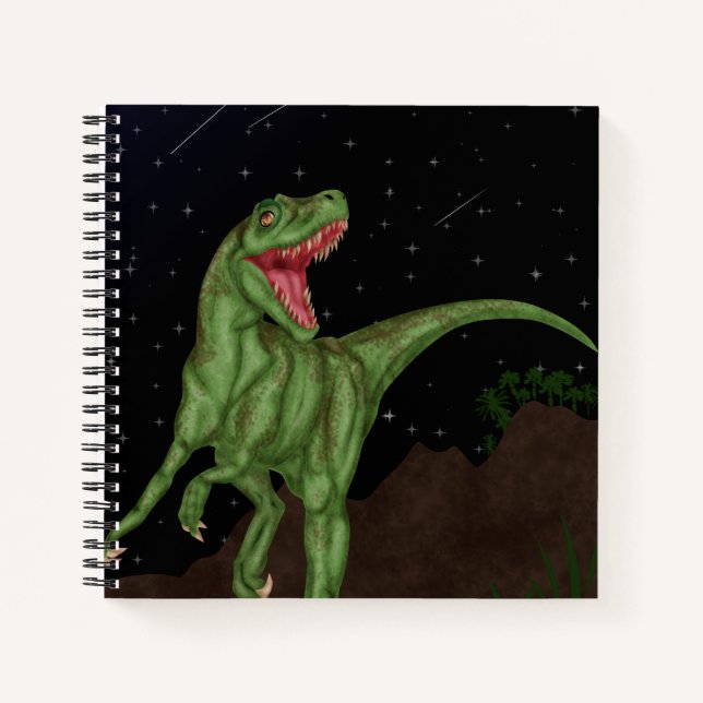Dinosaur - Prehistoric Night Notebook (Front)