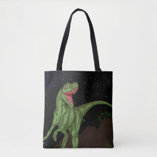 Dinosaur - Prehistoric Night Tote Bag