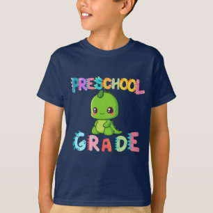 Dinosaur Preschool GRADE Squad teacher School T-Shirt
