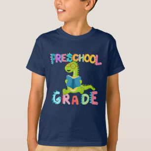 Dinosaur Preschool GRADE Squad teacher School T-Shirt