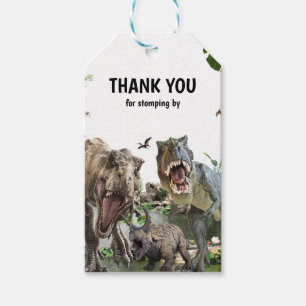 Dinosaur Printable birthday party, Dino Party Gift Tags