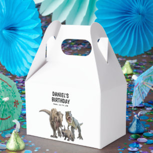 Dinosaur Printable birthday party, T rex Birthday Favor Box