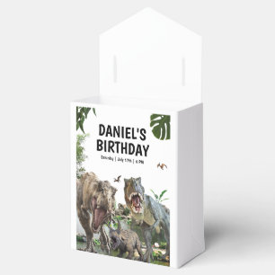 Dinosaur Printable birthday party, T rex Birthday Favor Box