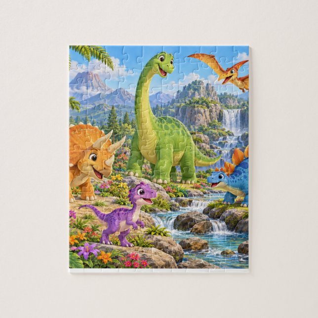 dinosaur puzzle  (Vertical)