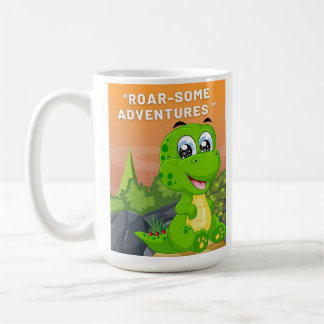 DINOSAUR QUOTE DESIGN COFFEE MUG