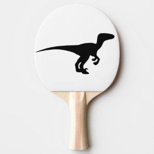 Dinosaur Raptor, Dino Design Ping Pong Paddle