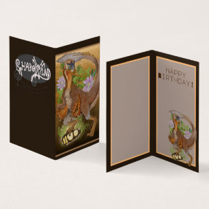 Dinosaur Raptor Jungle Art Anniversaire