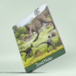 Dinosaur Raptor Tyrannosaurus Battle Name  Binder<br><div class="desc">This design may be personalized in the area provided by changing the photo and/or text. Or it can be customized by clicking Personalize this Template and then choosing the click to customize further option and delete or change the colour of the background, add text, change the text colour or style,...</div>