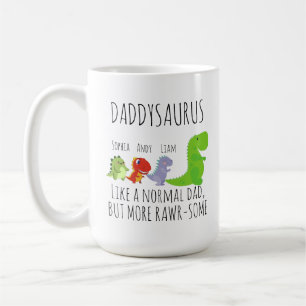 Dinosaur rawr-some Daddysaurus Coffee Mug