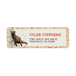 Dinosaur Return Address Labels