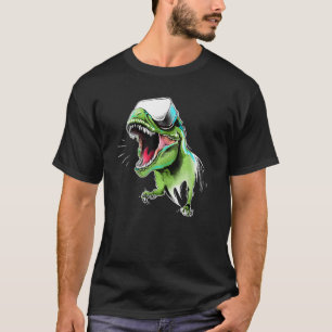 Dinosaur Rex Virtual Reality Adventure Game Gif T-Shirt