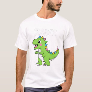 Dinosaur Roar RAWR Cartoon for Kids T-Shirt