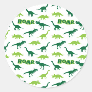 Dinosaur Roar Stickers