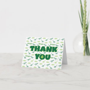 Dinosaur Roar Thank You Card