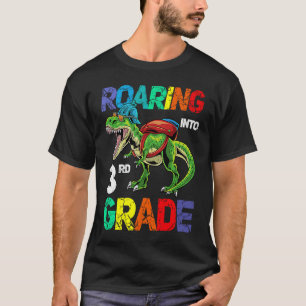 Dinosaur Roaring into 2nd Grade Back To School Sec T-Shirt