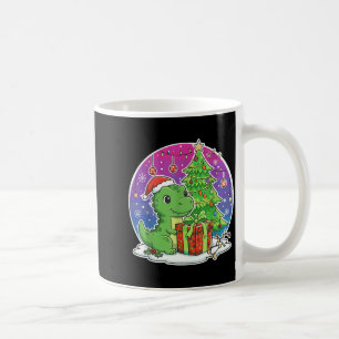 Dinosaur Santa Hat Xmas Dinosaur Lover Adults Boy Coffee Mug