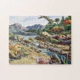 Dinosaur Scene Jigsaw Puzzle