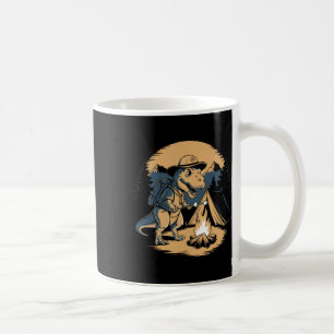 Dinosaur Scouting Camping For Kids Boys Girls  Coffee Mug