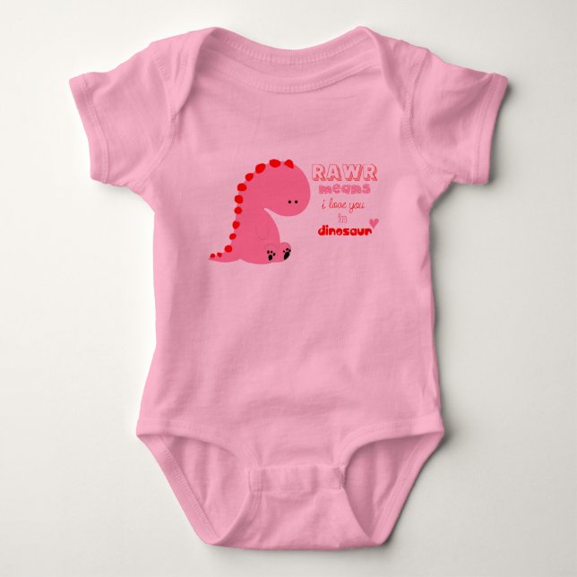 dinosaur shirt for baby (Front)