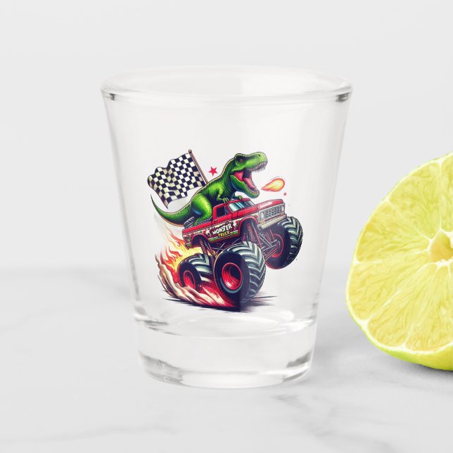 Dinosaur  shot glass (Front)