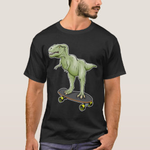 Dinosaur Skateboarding T-rex Dino Dinosaur  T-Shirt
